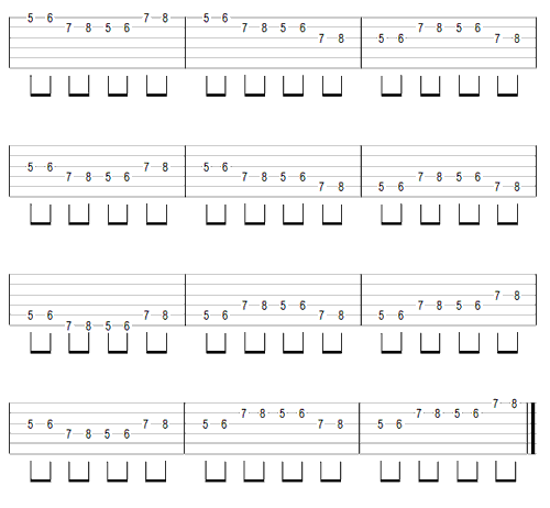 Spiders (Guitar Tab (Single Guitar)) for Leadsheets - Sheet Music to Print