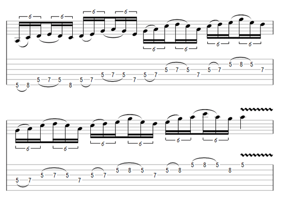 Guitar Lick 5 tab