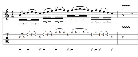 Guitar Lick 8 tab